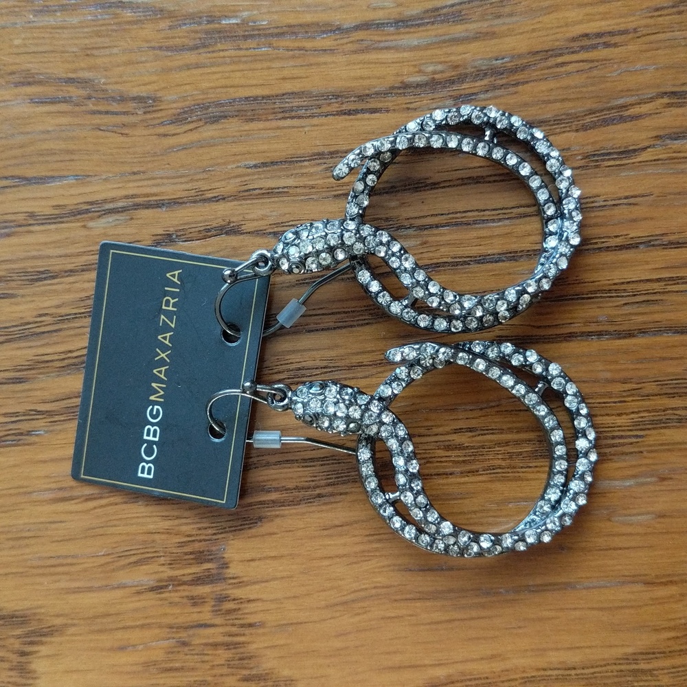 NWT BCBG MaxAzria Snake Earrings